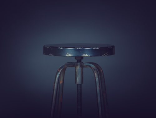 Photo Metal splicing table lamp