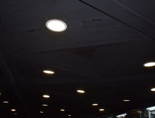 Photo semi flush ceiling light