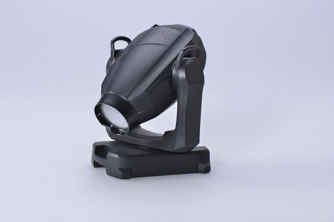 Photo rotating spotlight